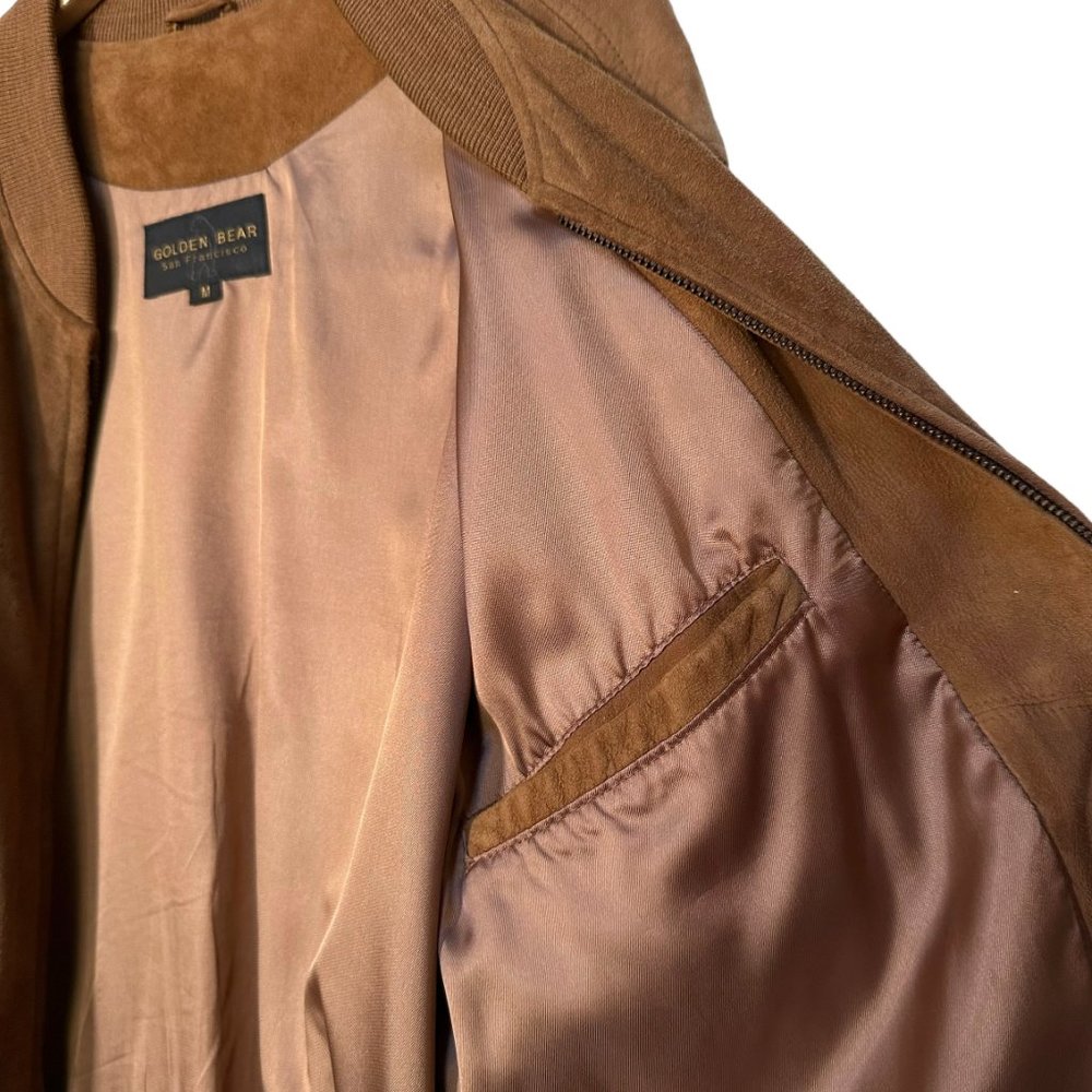 Golden Bear Suede Baseball Jacket - Men's medium - Picture 7 of 14